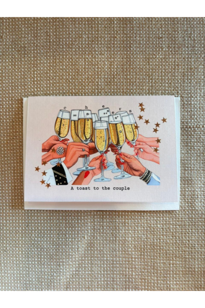 Greeting Card - Toast to the Couple